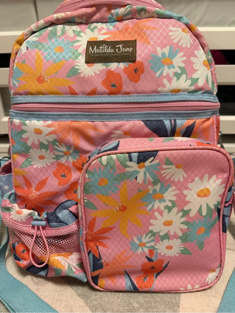 Matilda Jane Pink Floral Backpack/Cooler